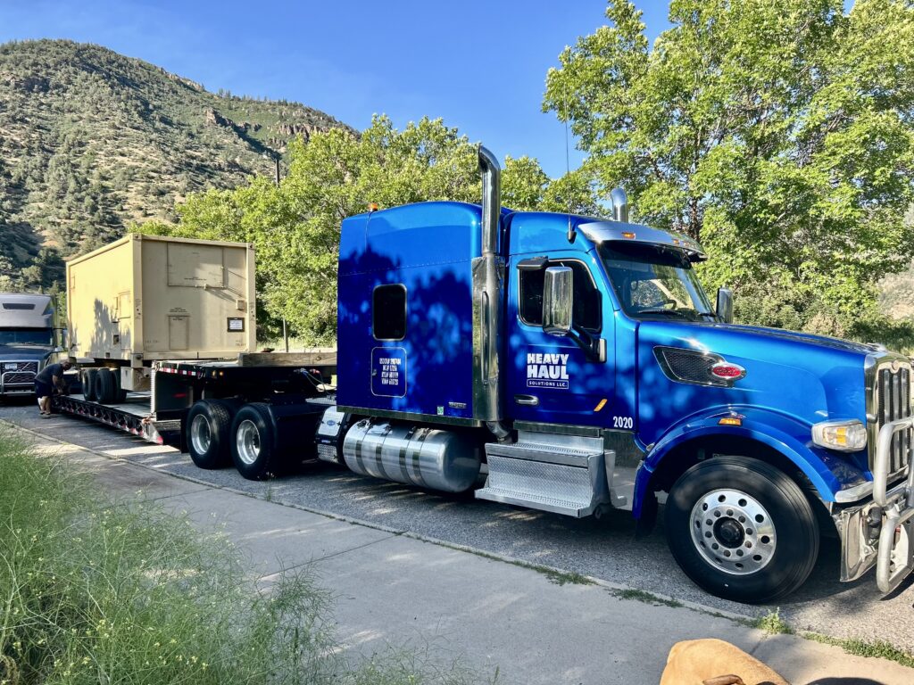 Asset-based 3PL semi truck hauling specialized freight