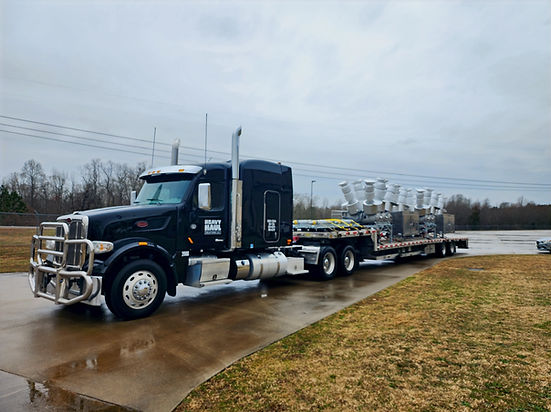Circuit breakers on flatbed truck