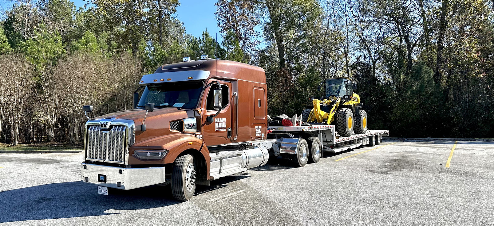 Fleet vehicle transport truck